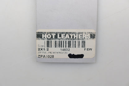Hot Leathers ZPA1028, 14632 Pig with Wings Zipper Pull Qty 1 NOS