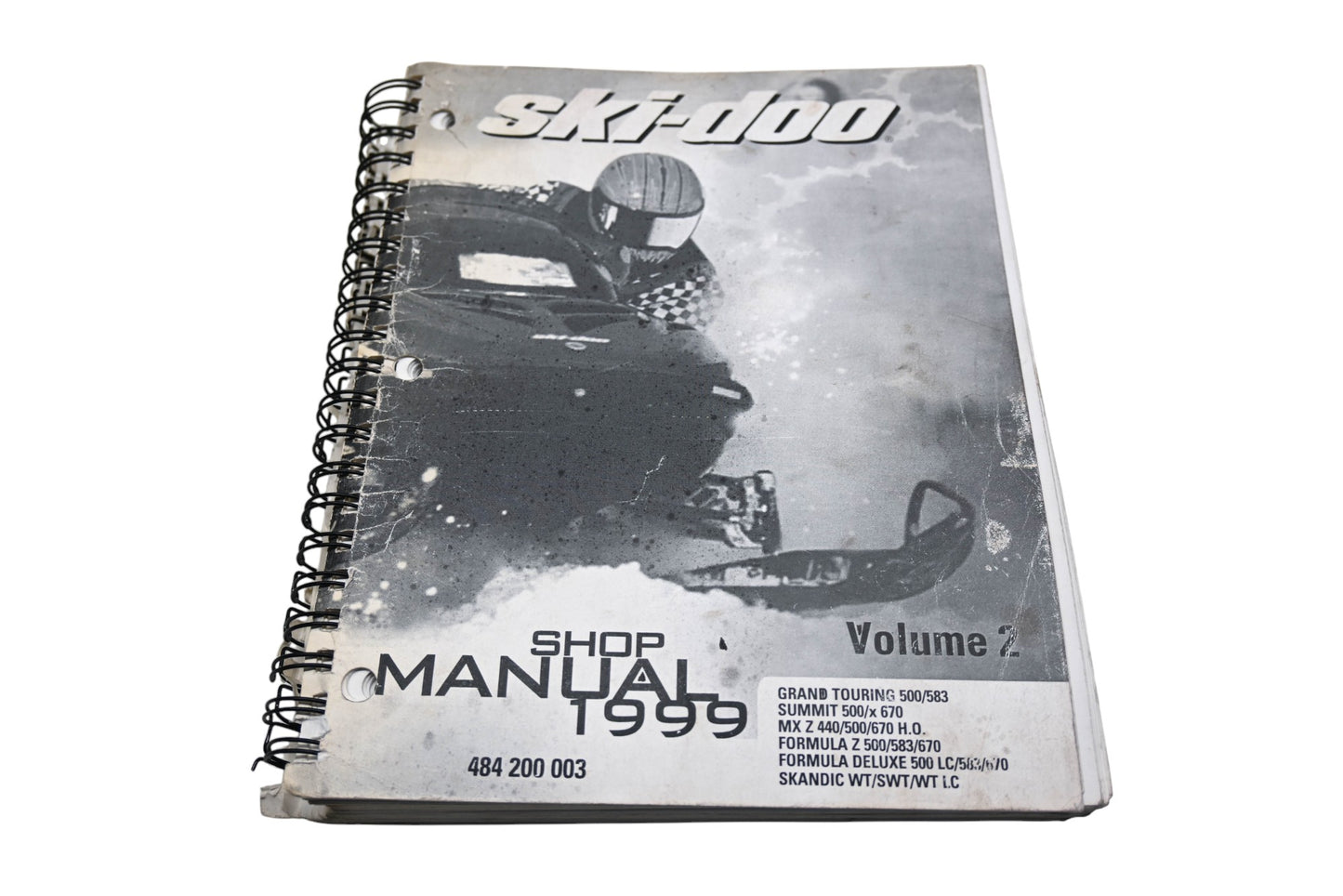 OEM Ski-Doo 484200003 1999 Shop Manual Volume 2