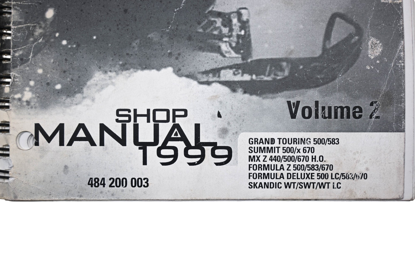 OEM Ski-Doo 484200003 1999 Shop Manual Volume 2
