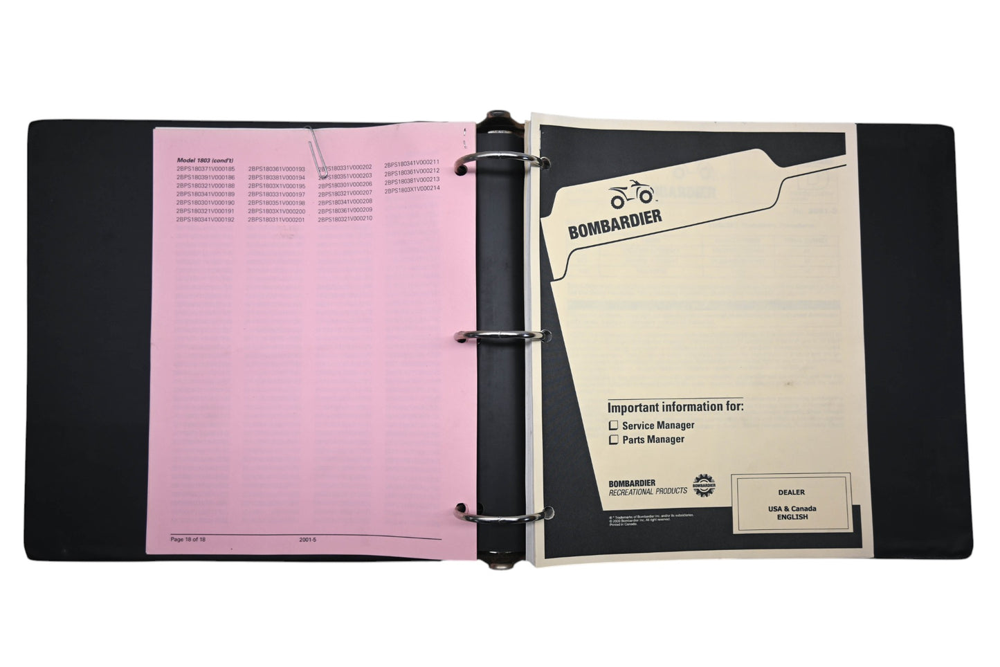 OEM Ski-Doo MJ014-6 Special Tool Catalog