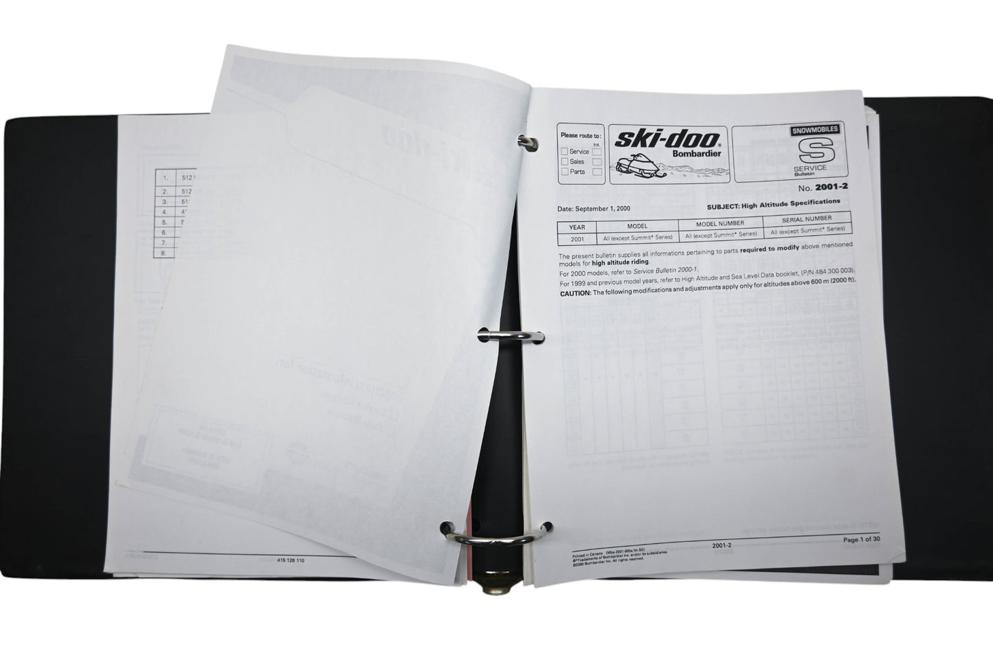 OEM Ski-Doo MJ014-6 Special Tool Catalog