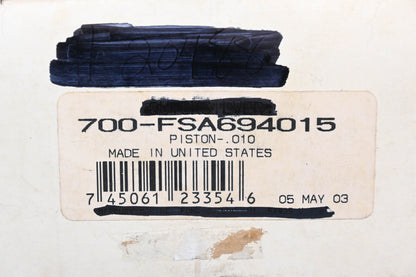 Aftermarket 700-FSA694015 Piston .010 Qty 1 NOS
