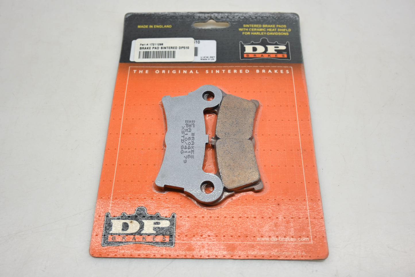 DP Brakes DP510, 1721-1298 Brake Pads Qty 2 NOS