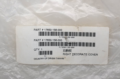 Alpha Sports 17650-156-000 Front Right Fender Qty 1 NOS