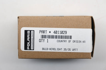 New OEM Polaris 4011029 35 Watt Headlight Bulb Breeze UTV Ranger 500 TM XP 400 HO Qty 1 NOS