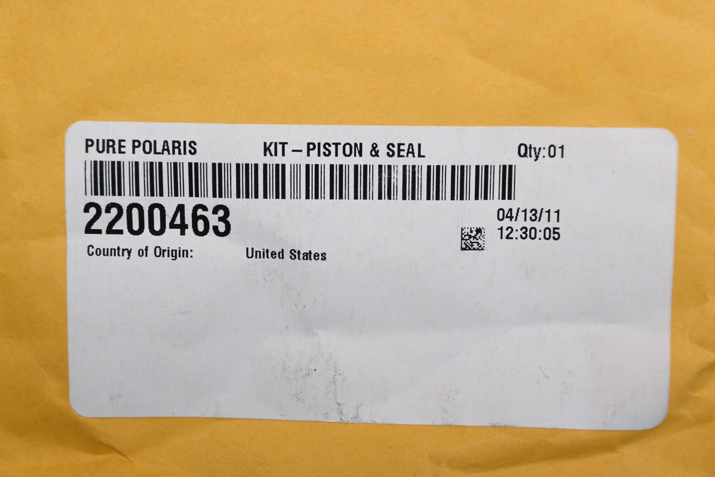New OEM Polaris 2200463 Brake Caliper Piston & Seal Kit Qty 1 NOS