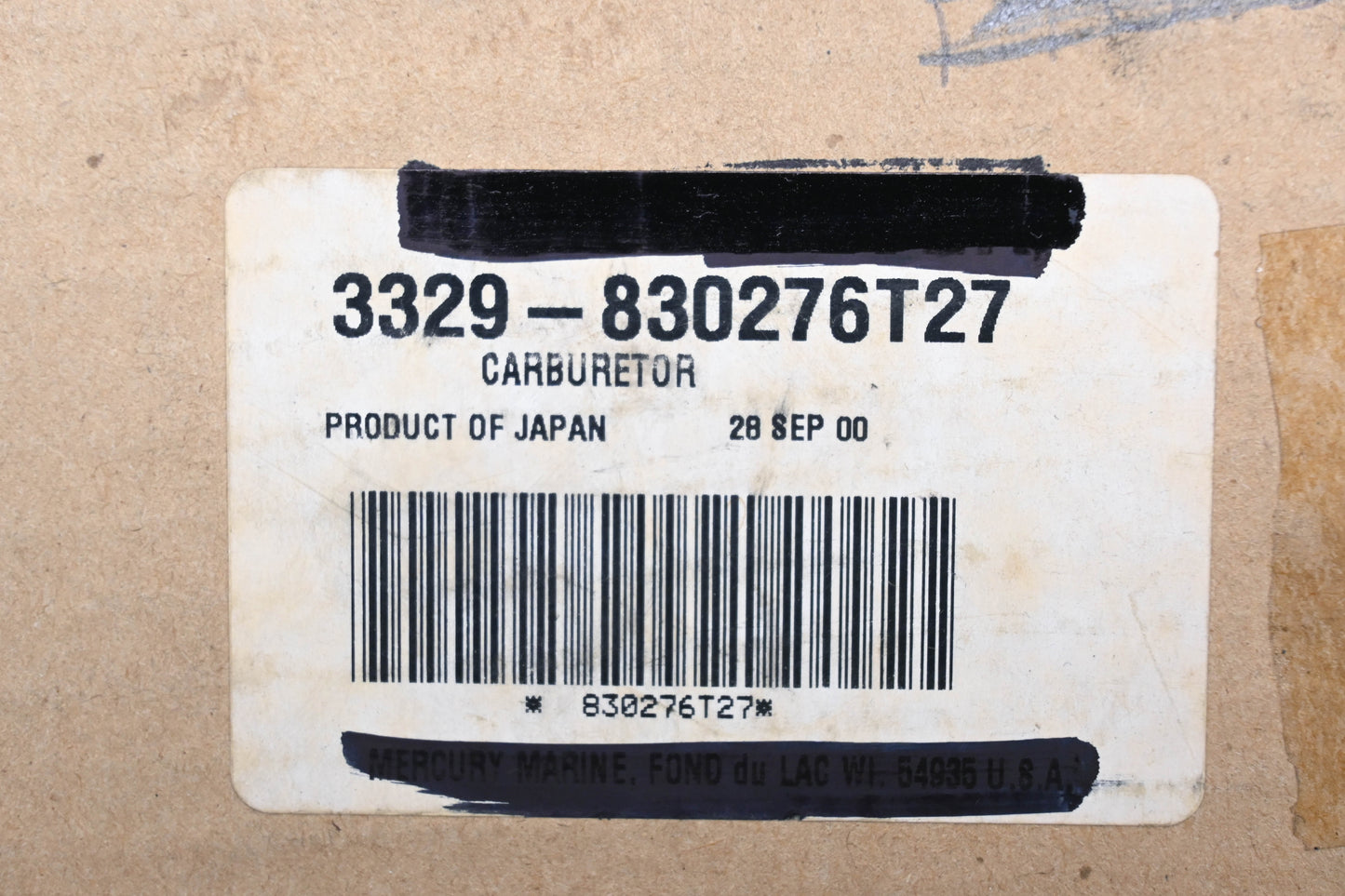 Aftermarket 3329-830276T27 Carburetor Qty 1 NOS