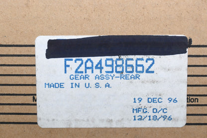 Aftermarket F2A498662 Rear Gear Assembly Qty 1 NOS