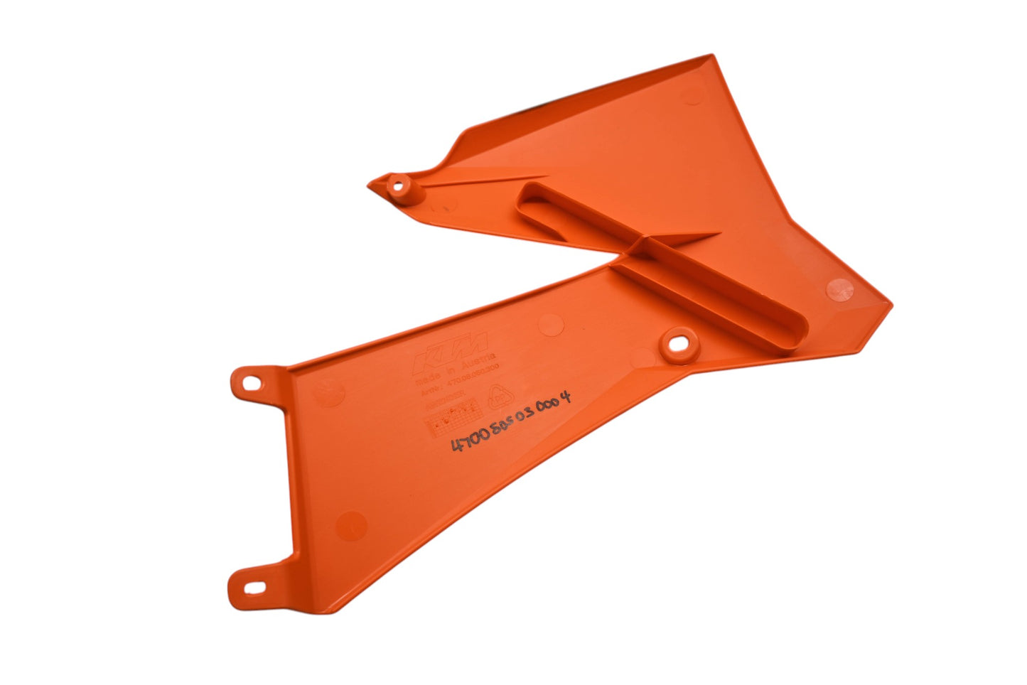 New OEM KTM 4700805030004 Left Shroud Plastic Orange 06-09 85 105 SX XC Qty 1 NOS