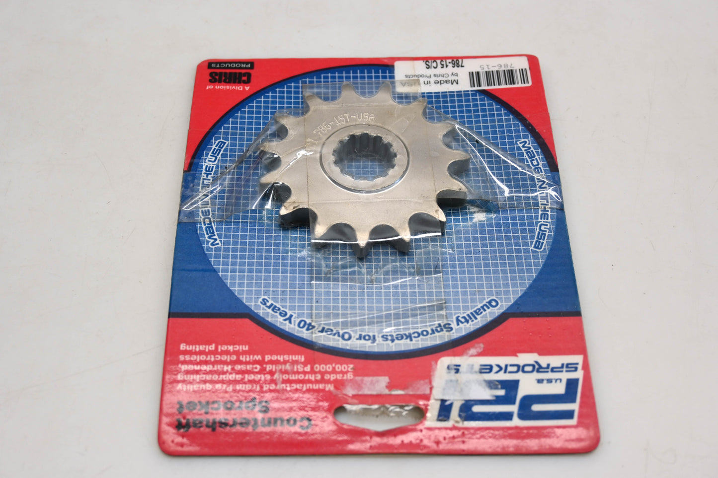 PBI Sprockets 786-15, 786-15 C/S C/S Countershaft Sprocket 15T Qty 1 NOS