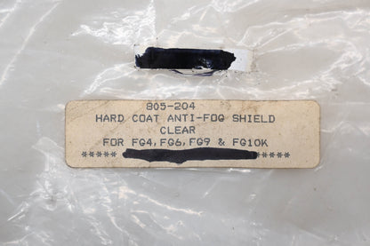 HJC 805-204 Anti Fog Face Shield Clear Qty 1 NOS