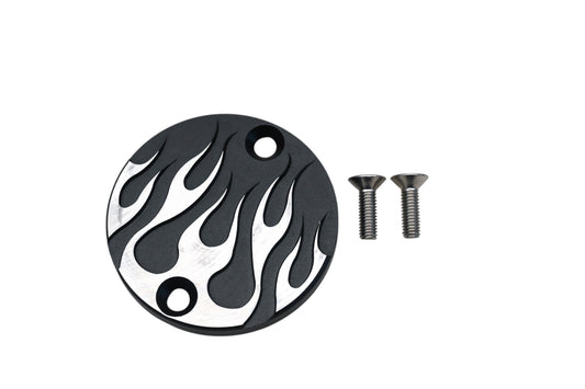 Highway Hawk 454-033 Flame Round Master Cylinder Cover Kawasaki Qty 1 NOS