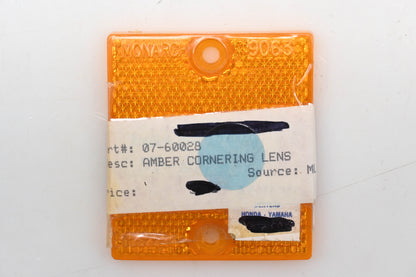 Monarch 07-60028, 9063 Amber Cornering Lens Qty 1 NOS