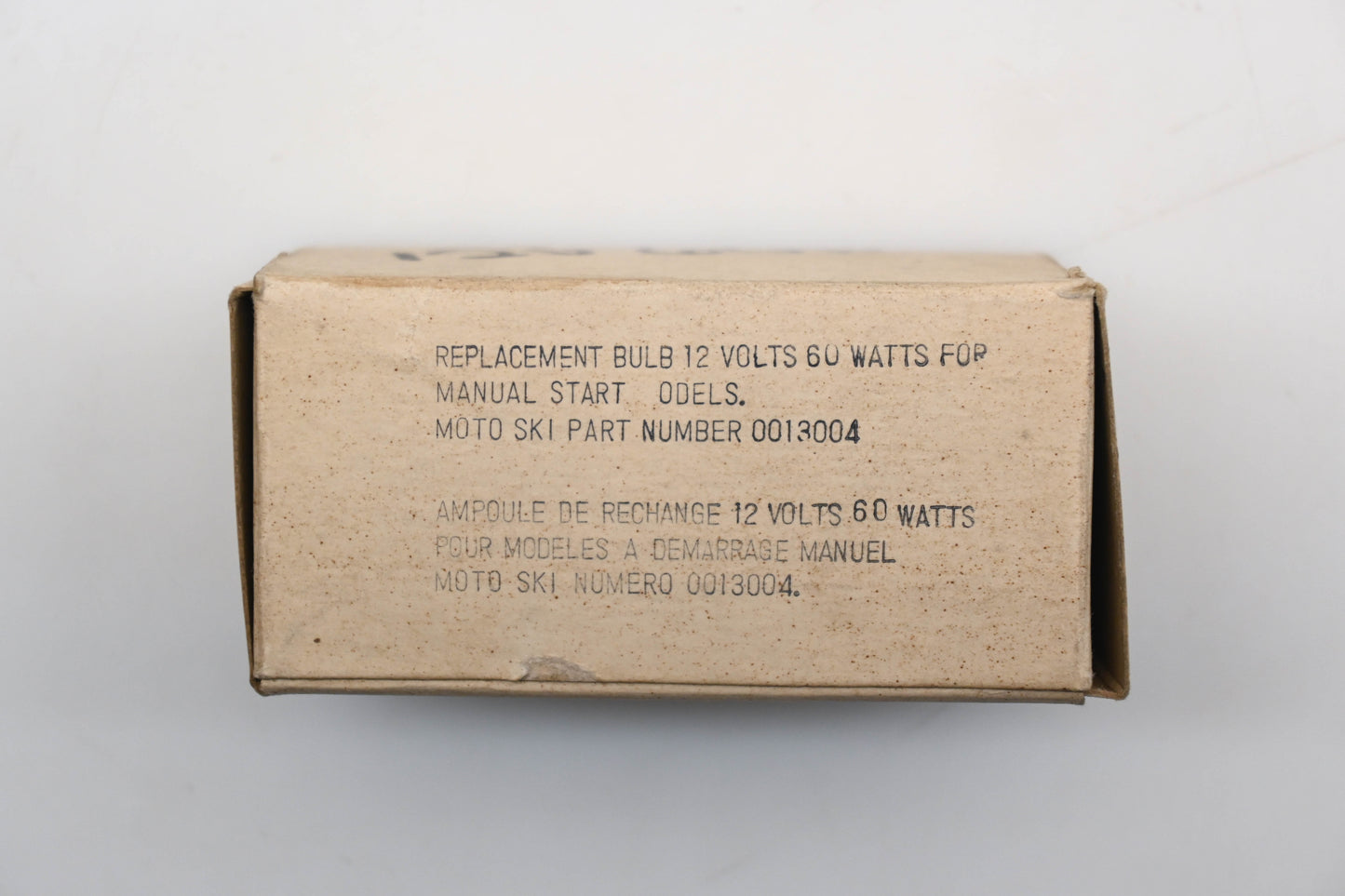 Moto-Ski 0013004 Headlight Bulb 12V 30W Qty 1 NOS