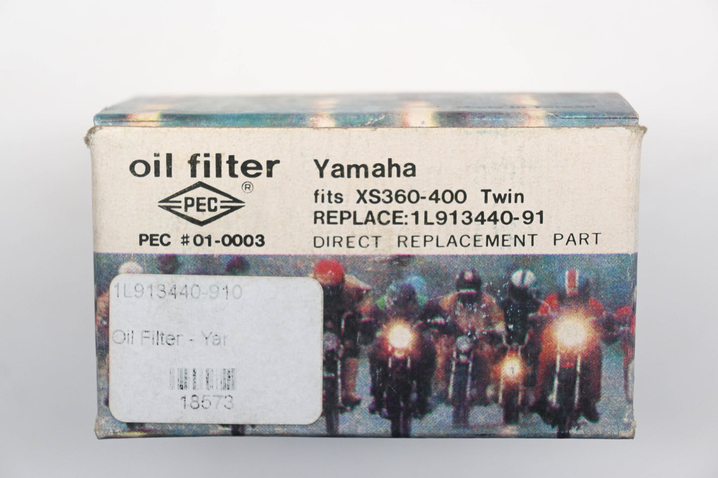 PEC 01-0003, 1L9-13440-91 Oil Filter Yamaha XS360-400 Twin Qty 1 NOS