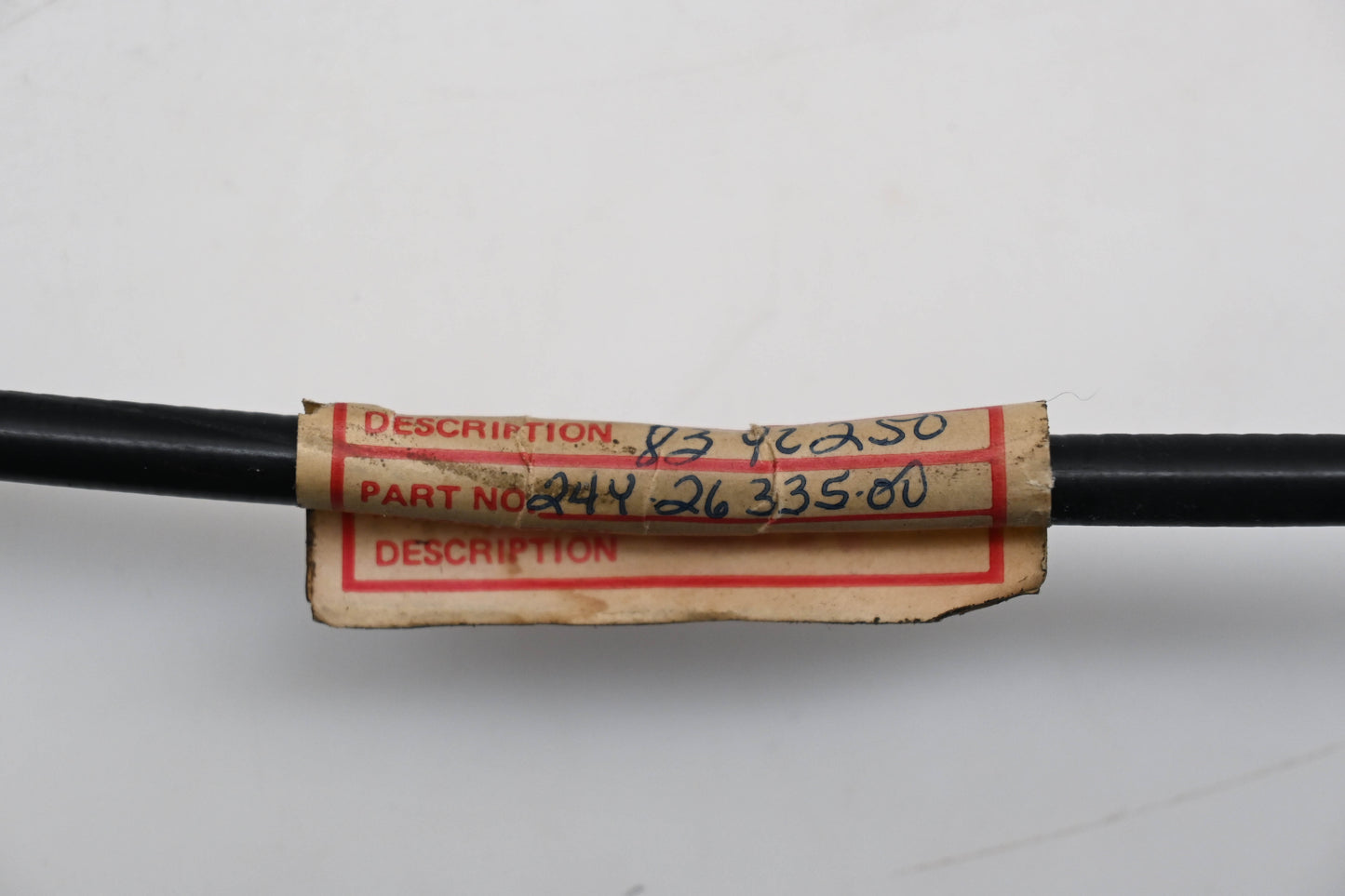 Rocky 24Y-26335-00, 13-1116 Clutch Cable 83 YZ250 Qty 1 NOS