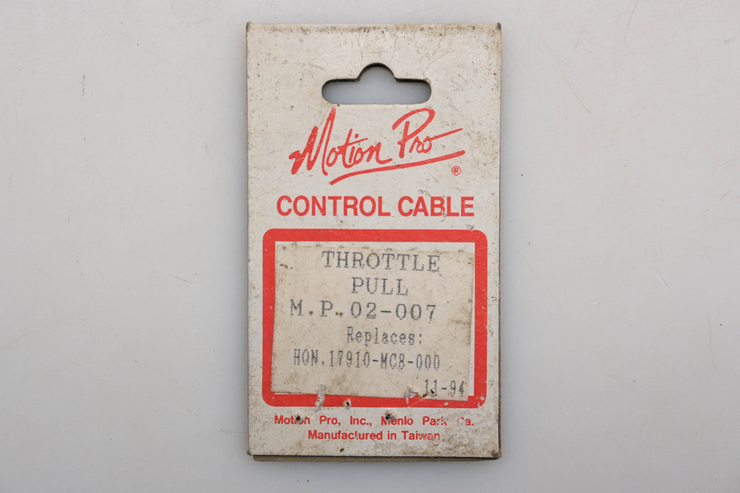 Motion Pro 17910-MC8-000, 02007 Throttle Cable FT500 Qty 1 NOS