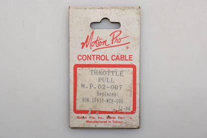 Motion Pro 17910-MC8-000, 02007 Throttle Cable FT500 Qty 1 NOS