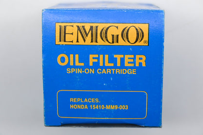 Emgo 15410-MM9-003, 10-82230, 56-8823 Black Oil Filter Honda Qty 1 NOS