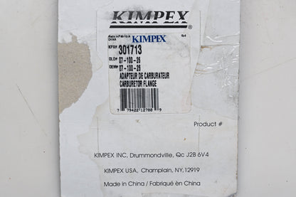 Kimpex 301713, 07-100-26 Carburetor Mounting Flange Qty 1 NOS