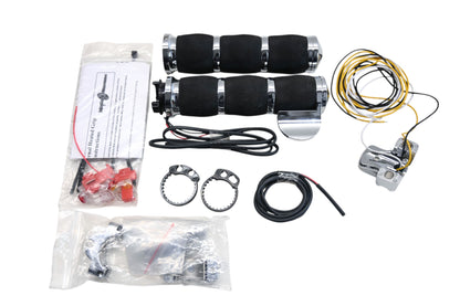 Avon MT-AIR-90C-BO-HT Chrome Metric Tour Grips Qty 1 NOS