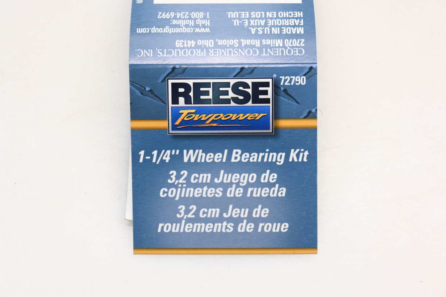 Reese 72790, 16-3236 Axle Bearing Kit Qty 1 NOS