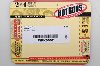 Hot Rods WPK0002, 421-W0002 Water Pump Kit Honda CRF450R '09 Qty 1 NOS