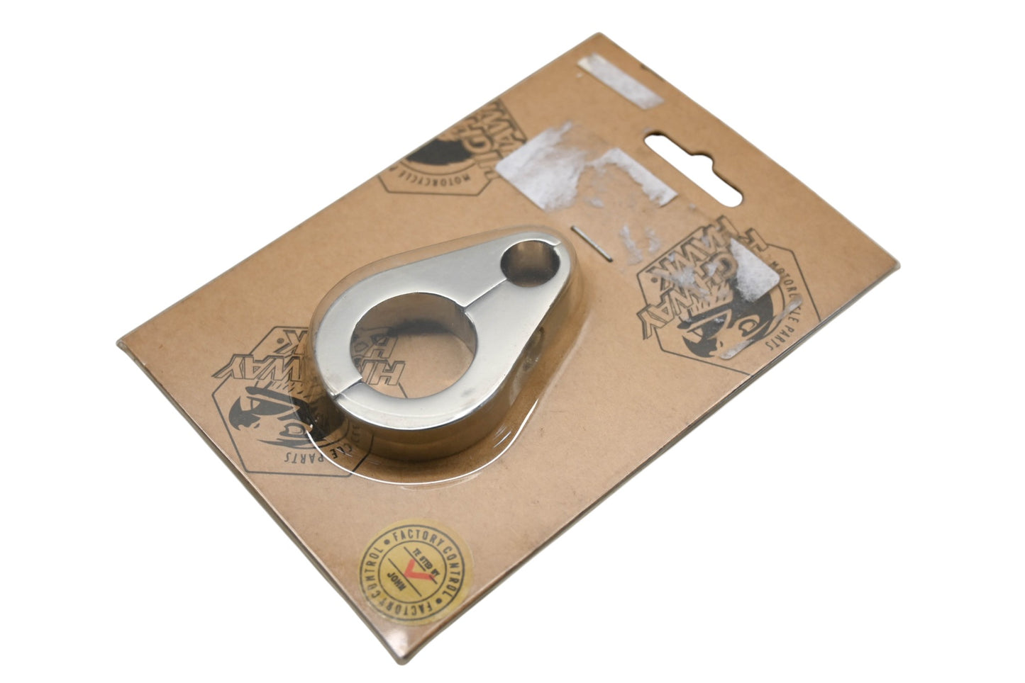 Highway Hawk 68-175 Chrome Clutch Cable Chrome Clutch Cable Clamp Qty 1 NOS