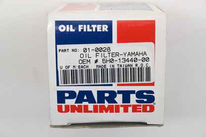Parts Unlimited 01-0028, 5H0-13440-00-00 Oil Filters Qty 2 NOS