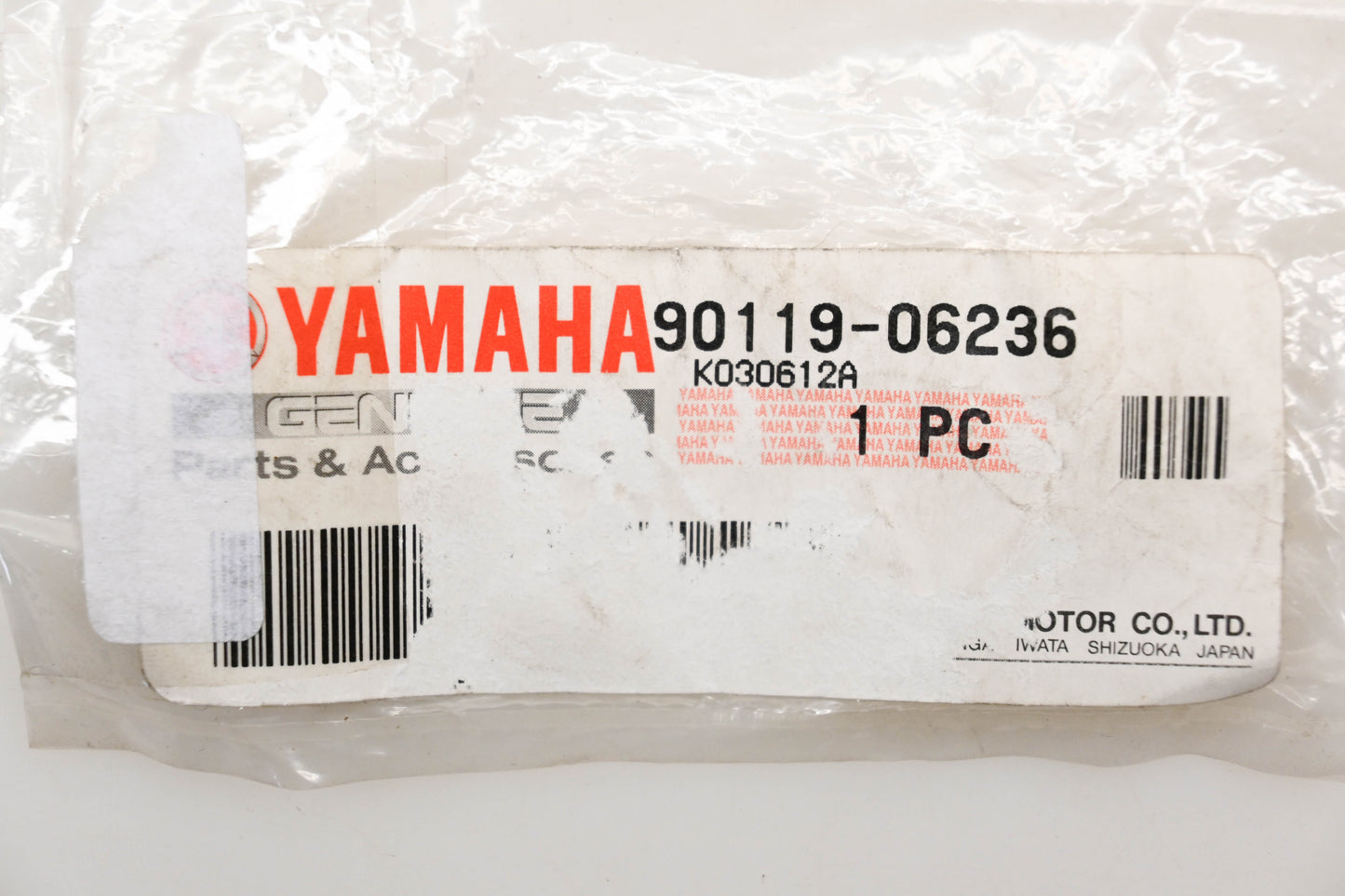 New OEM Yamaha 90119-06236-00 Bolt w/ Washer Qty 1 NOS