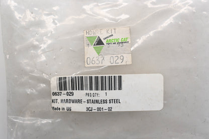 New OEM Arctic Cat 0637-029 Stainless Steel Hardware Kit Qty 1 NOS