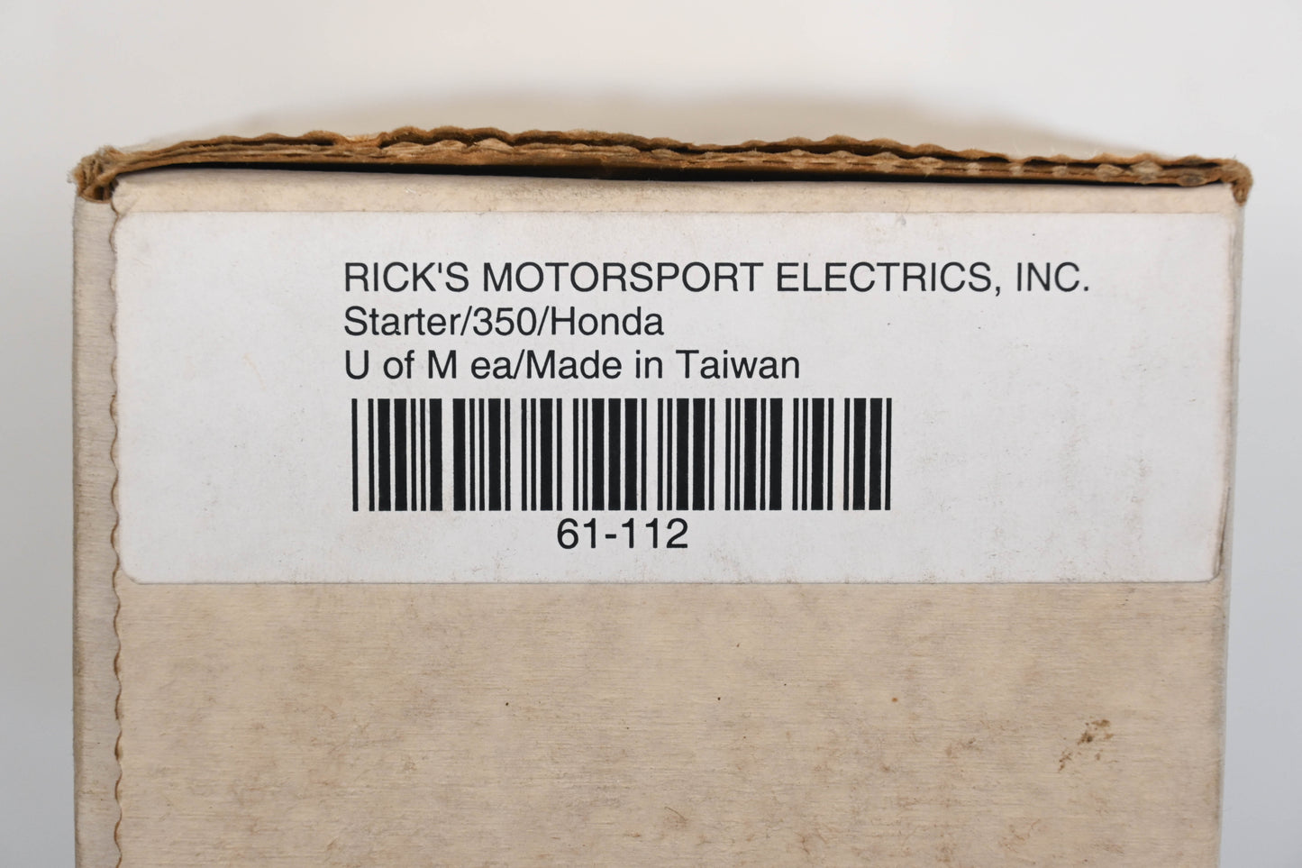 Rick's Motorsport Electrics 61-112 Mitsuba Honda Starter Qty 1 NOS