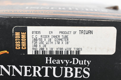 Custom Chrome 07035 180/55 x 18" Inner Tube Qty 1 NOS