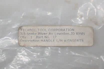 Technic Tool 17 Left Hand Handle w/ Inserts Qty 1 NOS