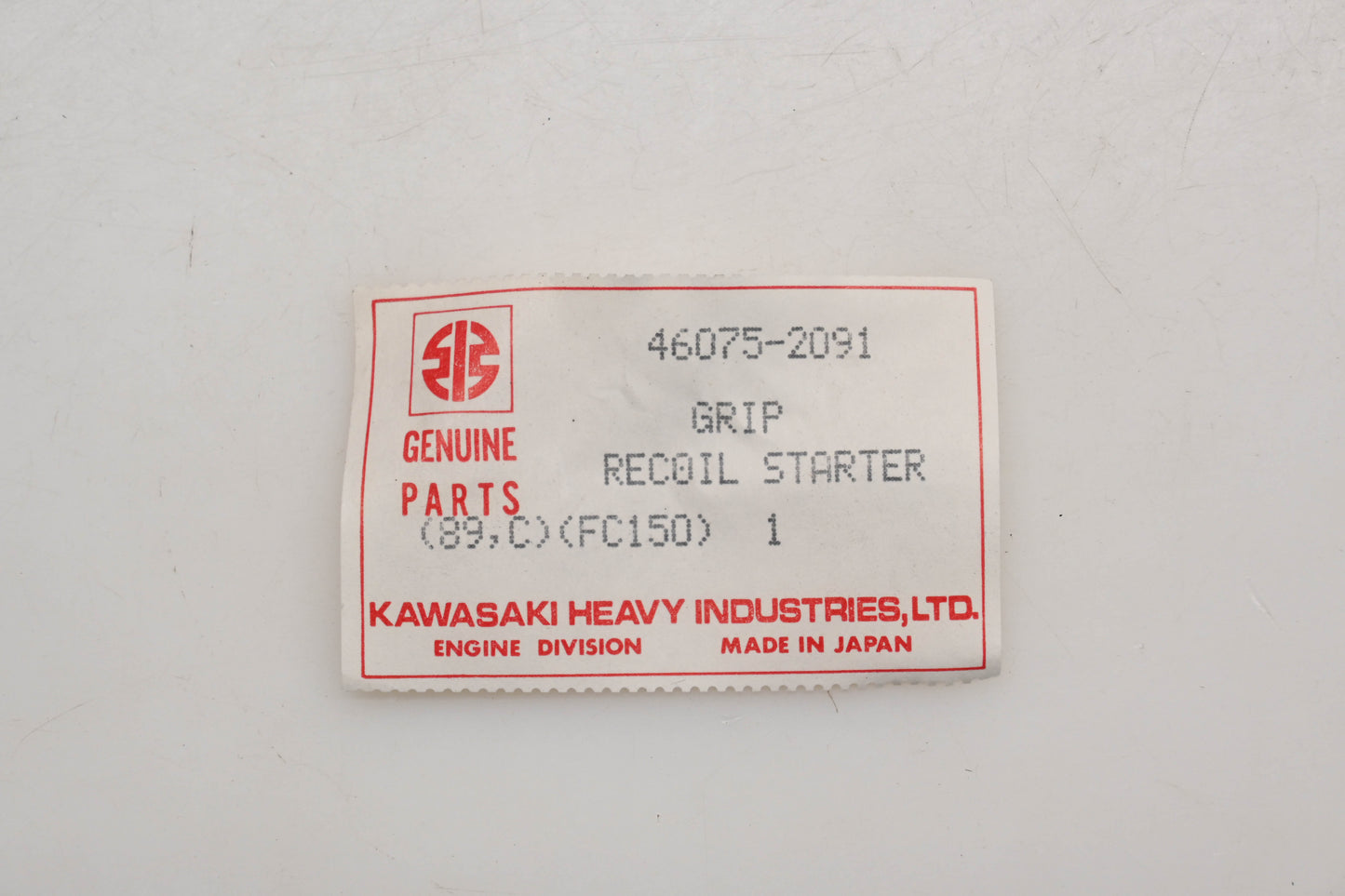 New OEM Kawasaki 46075-2091 Grip Qty 1 NOS