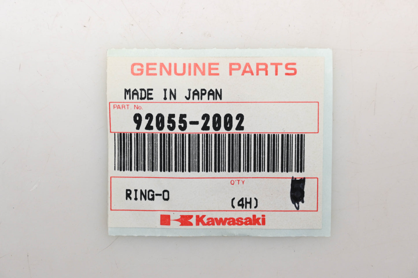 New OEM Kawasaki 92055-2002 O-Ring NOS