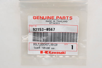 New OEM Kawasaki 92153-0567 Bolt Qty 1 NOS