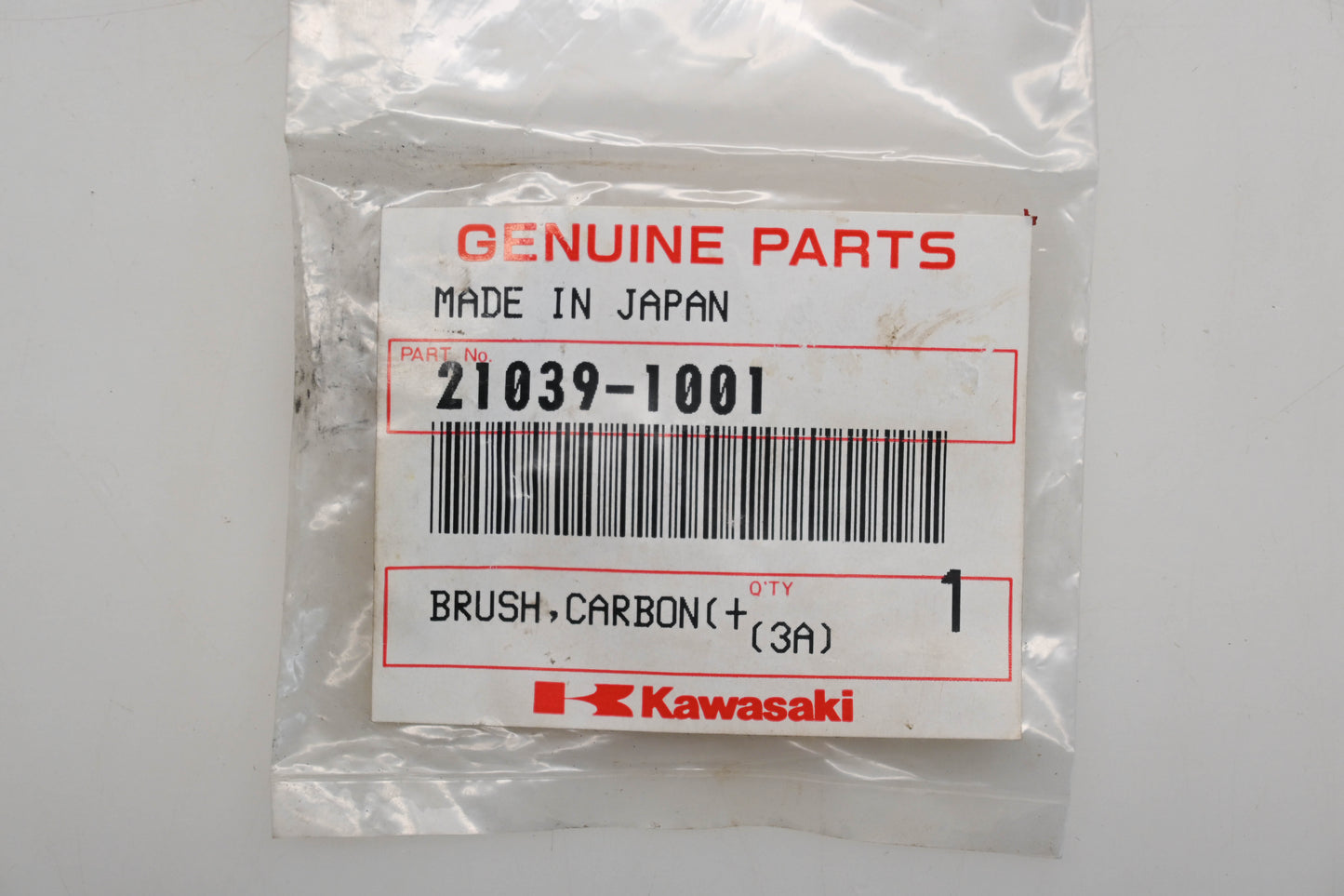 New OEM Kawasaki 21039-1001 Carbon Brush Qty 1 NOS
