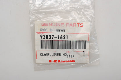 New OEM Kawasaki 92037-1621 Lever Holder Clamp Qty 1 NOS