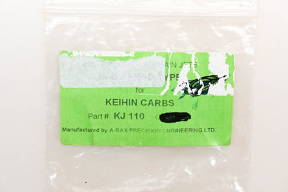 EBC KJ110-4, KJ110 Keihin Slot Head Main Jet #110 Qty 3 NOS