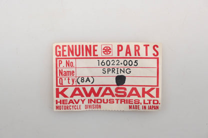 New OEM Kawasaki 16022-005 Spring Qty 1 NOS