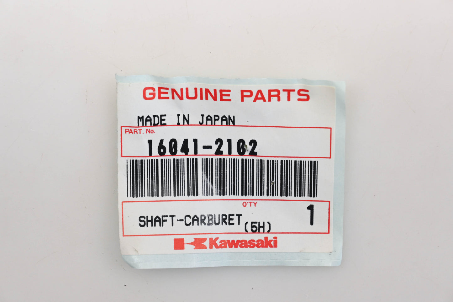 New OEM Kawasaki 16041-2102 Carburetor Shaft Qty 1 NOS