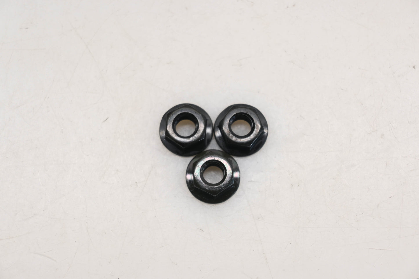 New OEM Kawasaki 92015-1237 Flanged Nuts 6mm Qty 3 NOS