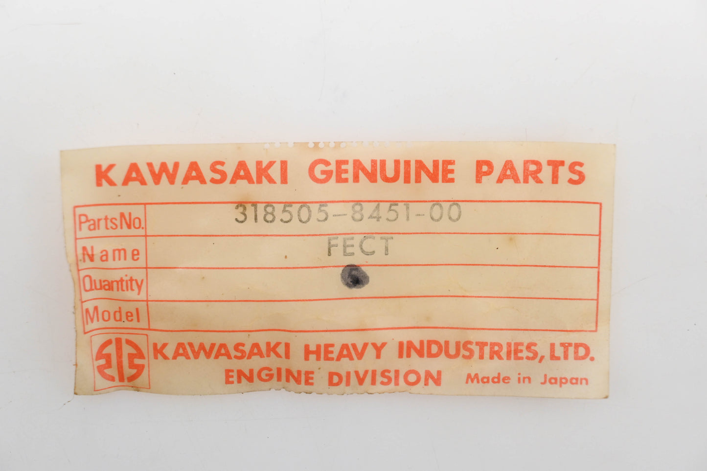 New OEM Arctic Cat 318505-8451-00, 3000-188 Cam Felt Qty 1 NOS