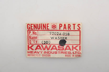New OEM Kawasaki 92024-058 Oil Pump Lock Washer Qty 1 NOS
