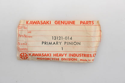 New OEM Kawasaki 13121-014 Primary Pinion Qty 1 NOS