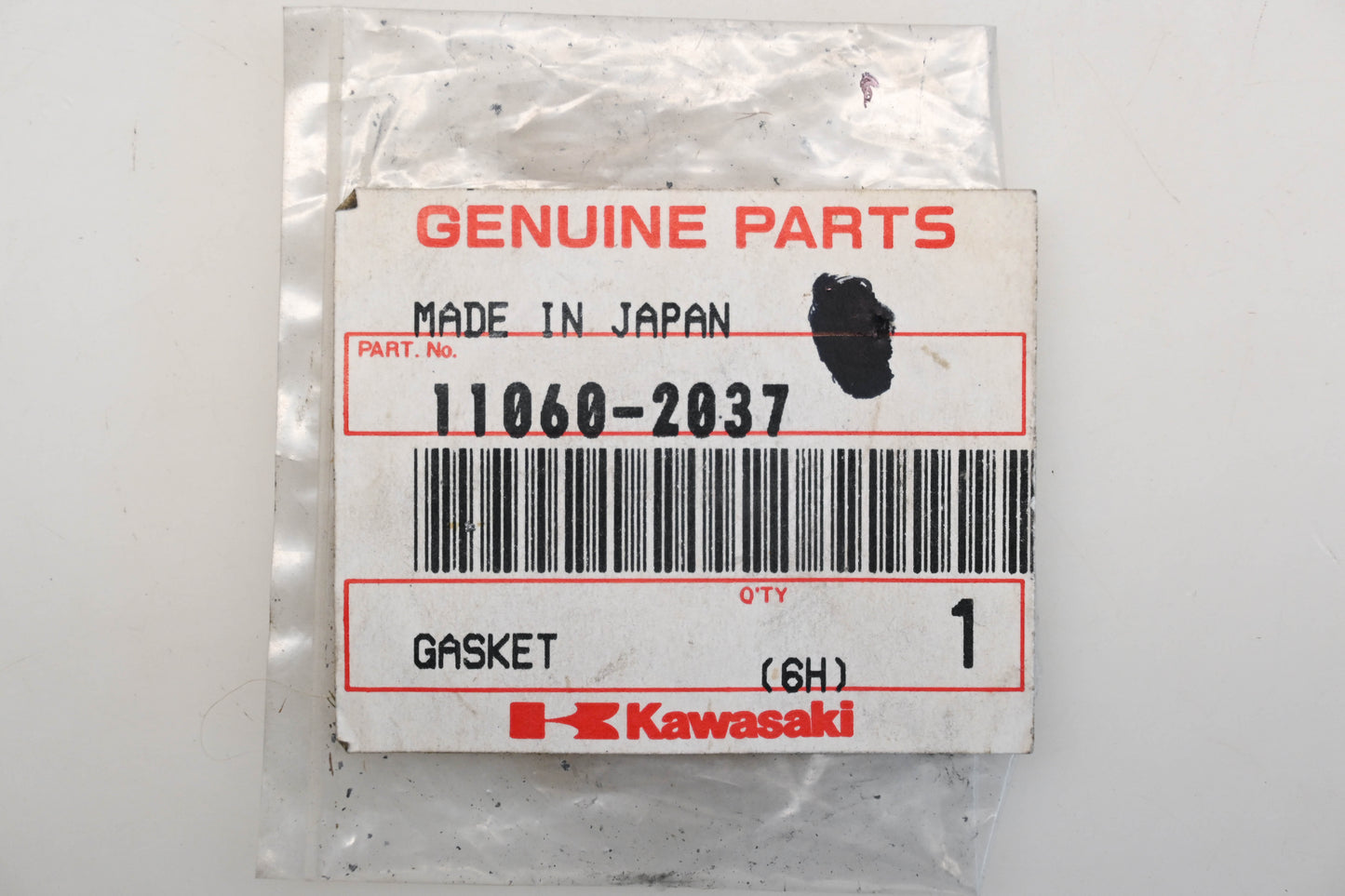 New OEM Kawasaki 11060-2037 Exhaust Gasket Qty 1 NOS
