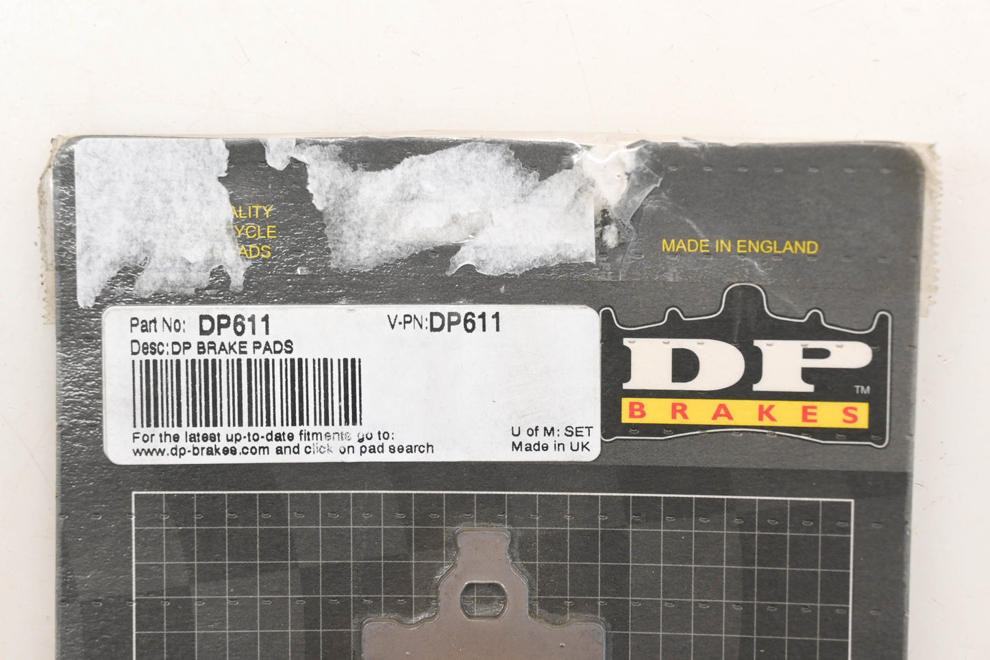 DP Brakes DP611 Brake Pad Kit Qty 1 NOS
