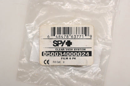 Spy 050034000024 Clear Film Tear Off Roll Kit Qty 1 NOS