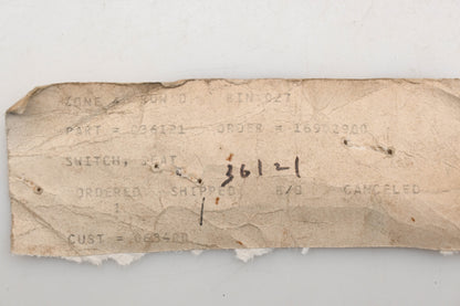 Gravely 036121 Seat Switch Qty 1 NOS